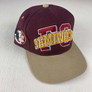 Vintage Florida State Seminoles FSU NCAA 90s Snapback Hat‎ Cap Adjustable RARE